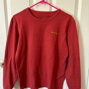 Patagonia Men's Long Sleeve Shirt in Rich Red